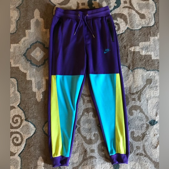 Nike colorblock zip-up hoodie and joggers set large - Picture 6 of 7